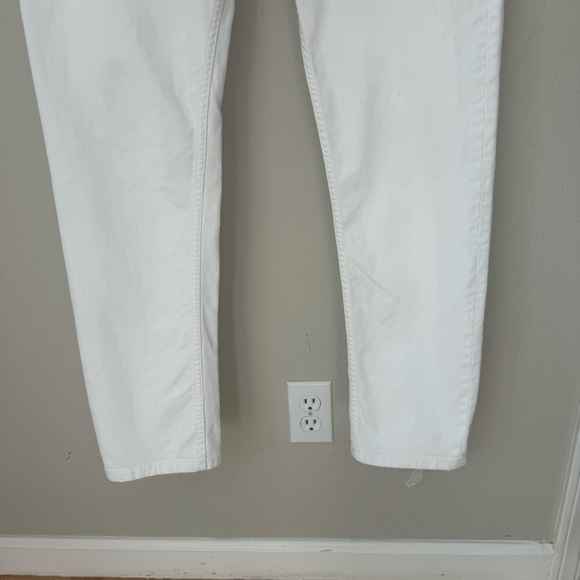 ACNE STUDIOS Bla Konst Slim Leg Jeans Ankle Skinny Mid-Rise White Size 33 - Picture 6 of 15